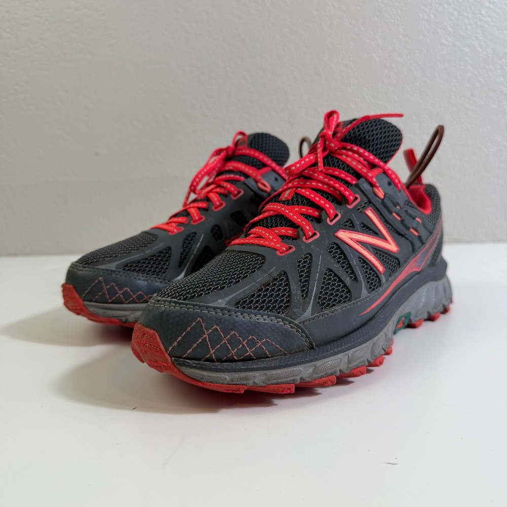 New Balance 610v4 Trail Running Shoes Mens Grey Red Sneakers WT610RG4